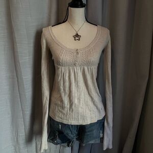 Vintage Y2k Hollister Babydoll Top
